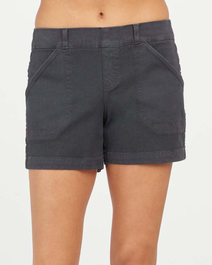 Sarah Express Women's High Waist Overall Pants - Cotton Linen A-Line Casual Cropped Bottoms