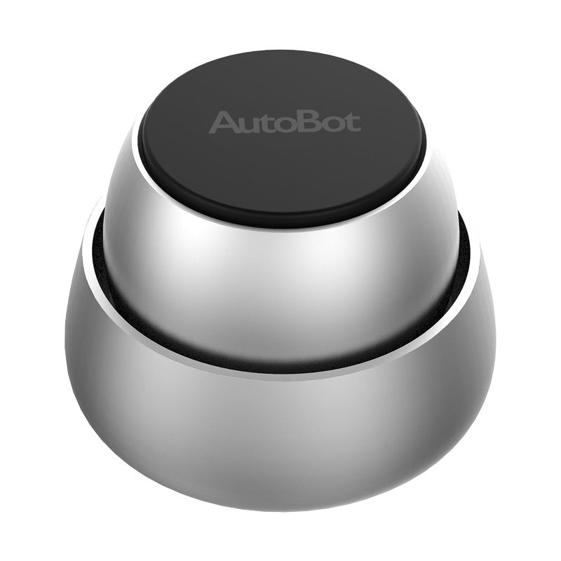 Sarah Express Magnetic Car Phone Holder - 360° Rotation Dashboard Mount Silver