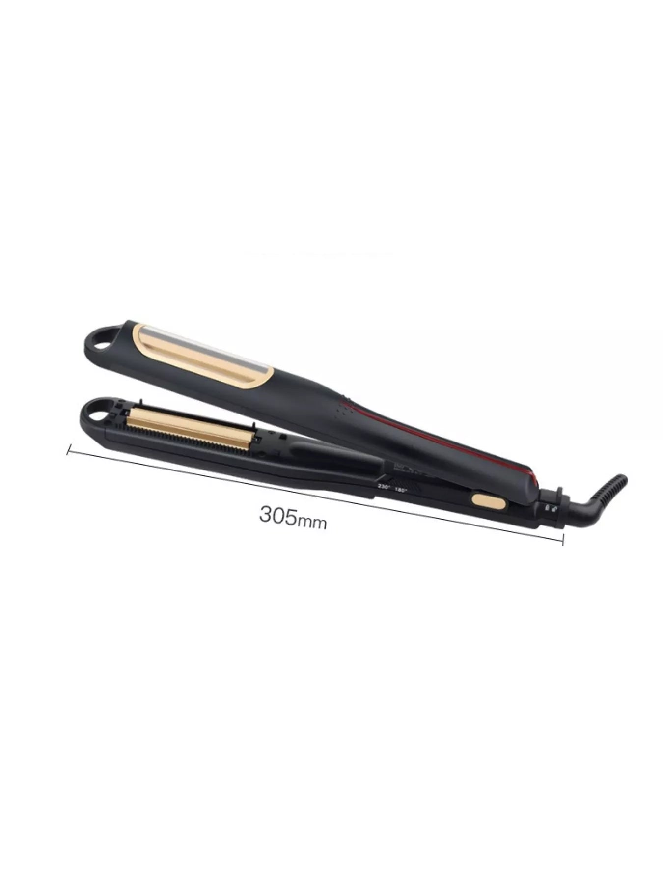 Sarah Express 2-in-1 Hair Curling Iron and Straightener - Fast Heating Styling Tool