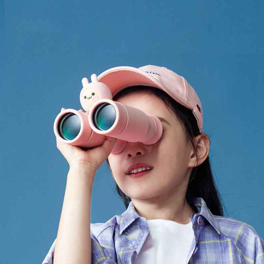 Sarah Express Kids HD Binoculars Telescope 10x Magnification Detachable Dual Tube Focusing Toy for Outdoor Exploration