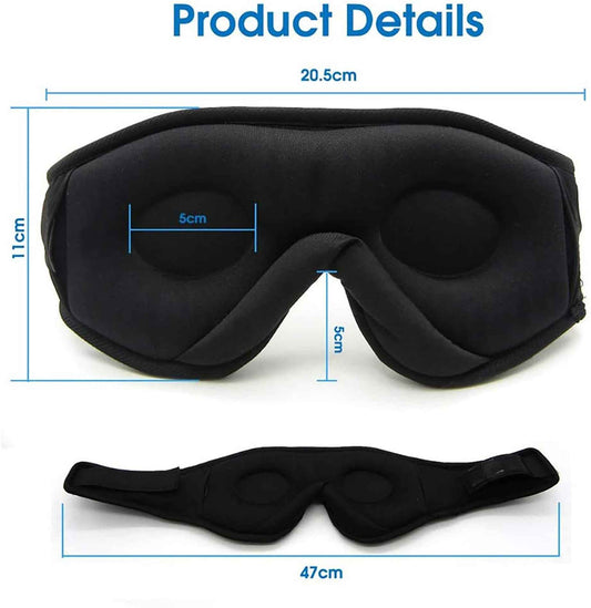 Sarah Express Bluetooth Sleep Eye Mask - Wireless Music Sleep Headphones with Blackout Design