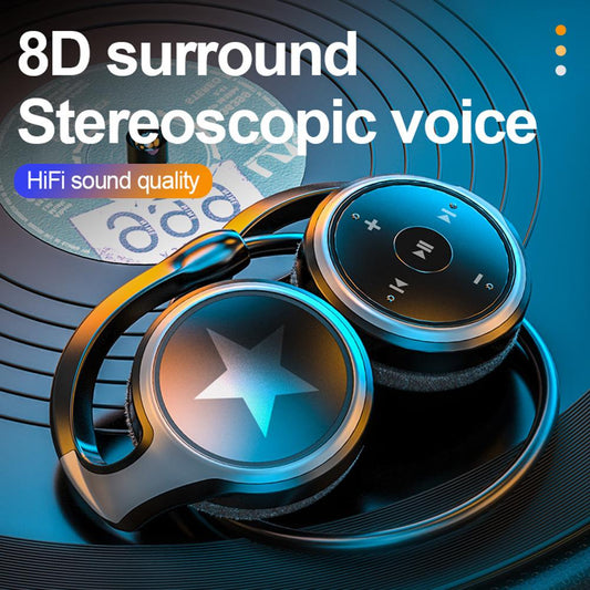 Sarah Express Wireless Bluetooth 5.0 Headset with MP3 Player and FM Radio for Sports