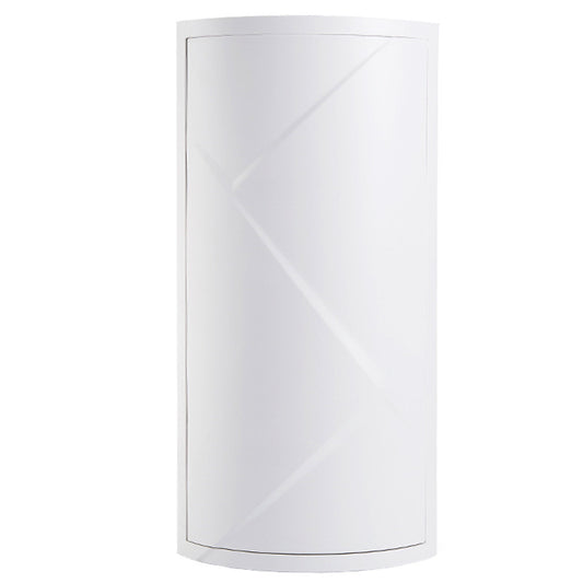 Sarah Express Rotatable Wall Mounted Bathroom Organizer Corner Storage Rack with Dust Cover