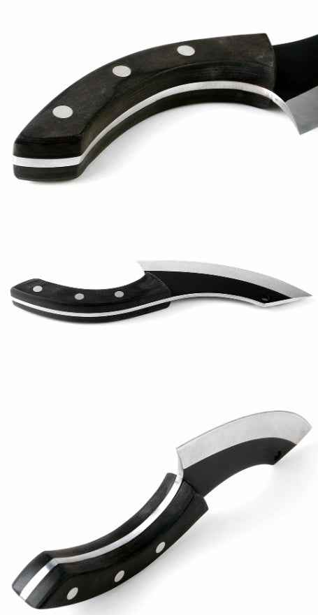 Sarah Express Hand Forged Chef Knife - Premium Stainless Steel Kitchen Knife with Ergonomic Wooden Handle