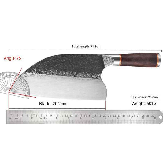 Sarah Express Premium Forged Damascus Pattern Chef Knife - Professional Stainless Steel Kitchen Cutlery