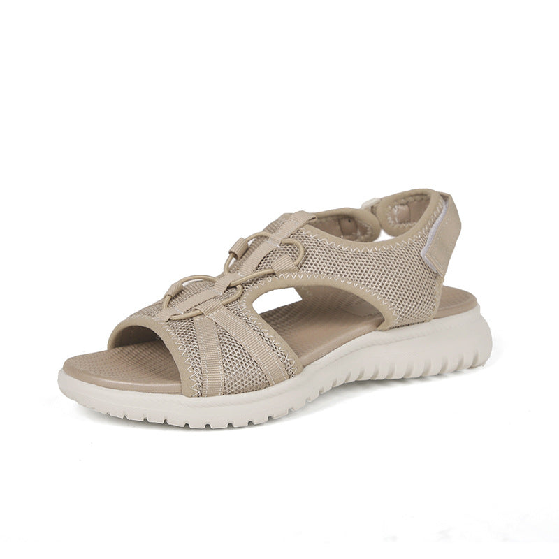 Sarah Express Breathable Platform Sports Sandals Khaki