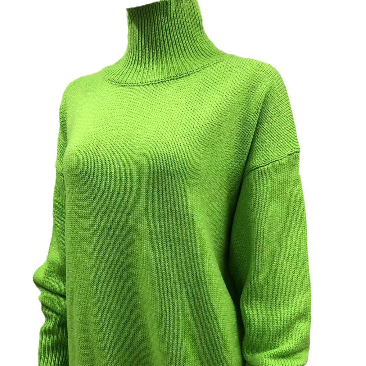 Sarah Express Women's Long Sleeve Pullover Sweater Solid Color Acrylic