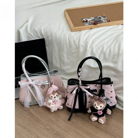 Sarah Express Women's Bucket Handbag – PU Leather Structured Bag with Zipper Pocket | Sarah Express