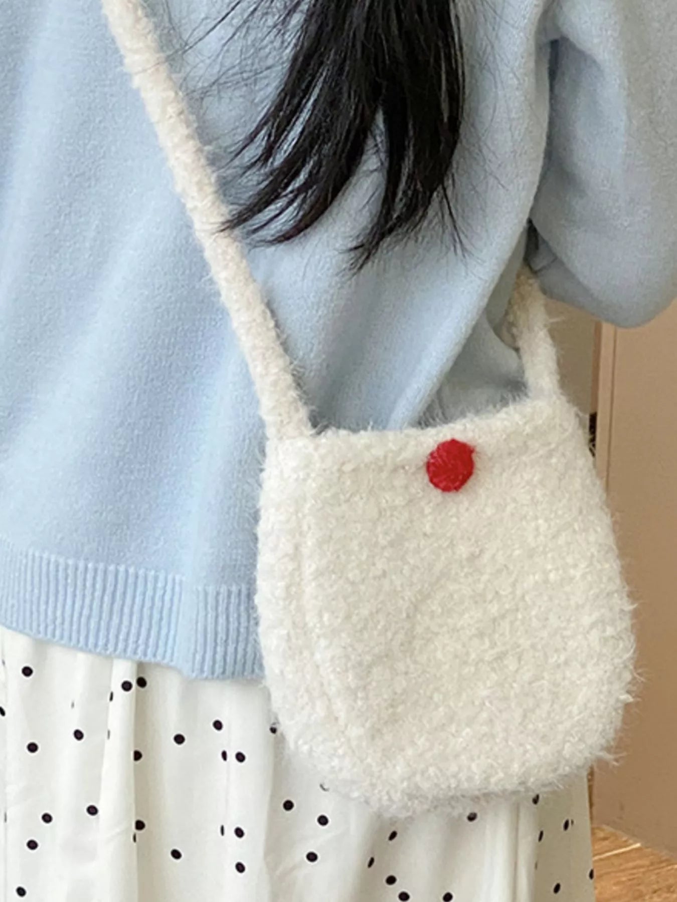 Sarah Express Women's Lightweight Fluffy Crossbody Bag