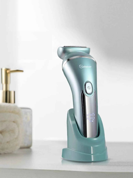 Sarah Express Women's Electric Hair Removal Epilator - Waterproof Multi-Purpose Rechargeable Air Force Blue ONESIZE