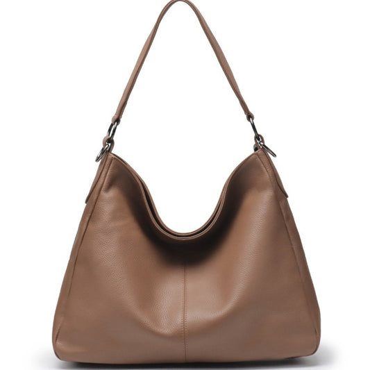 Sarah Express Women's High-Capacity Genuine Leather Crossbody Shoulder Bag | Retro Style