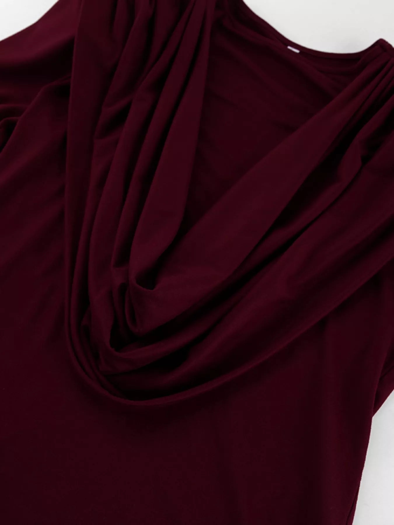 Sarah Express Women's Ruched Long Sleeve T-Shirt