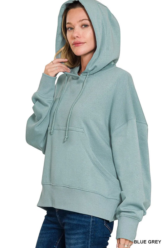 Sarah Express Women's Oversized Fleece Kangaroo Pocket Hoodie