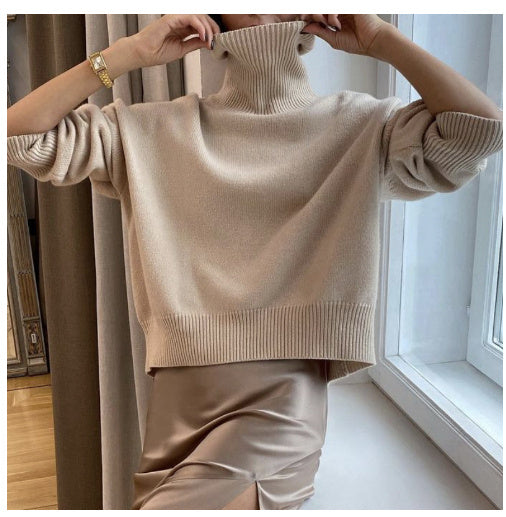 Sarah Express Women's Long Sleeve Pullover Sweater Solid Color Acrylic