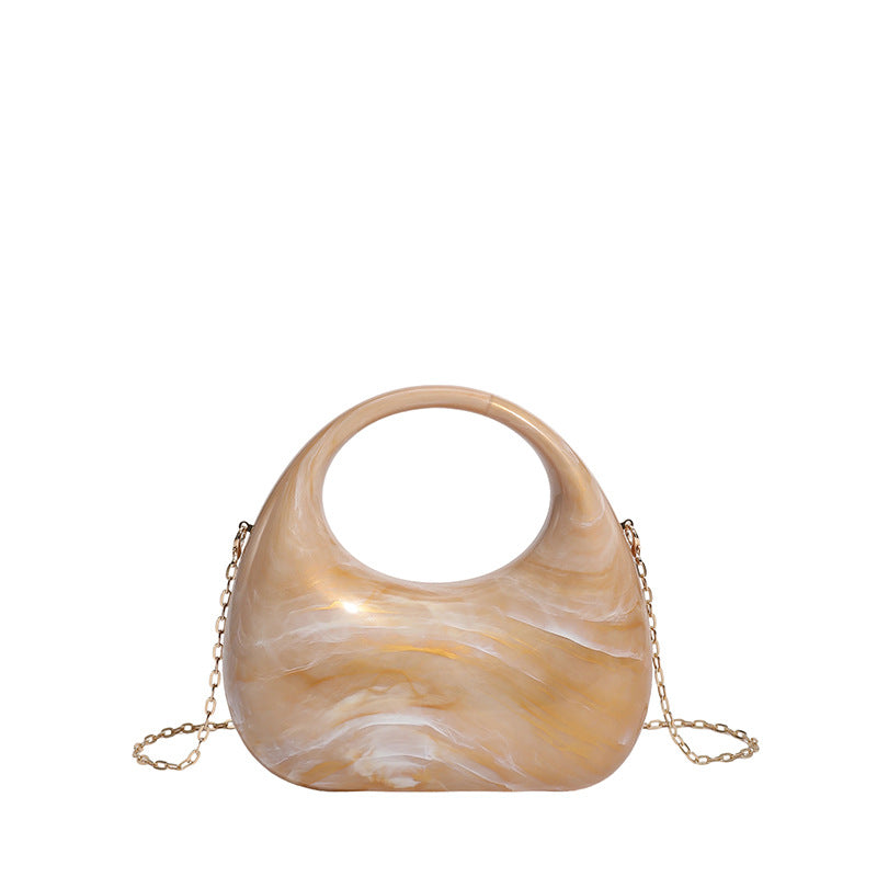 Sarah Express Acrylic Box Bag Yellow