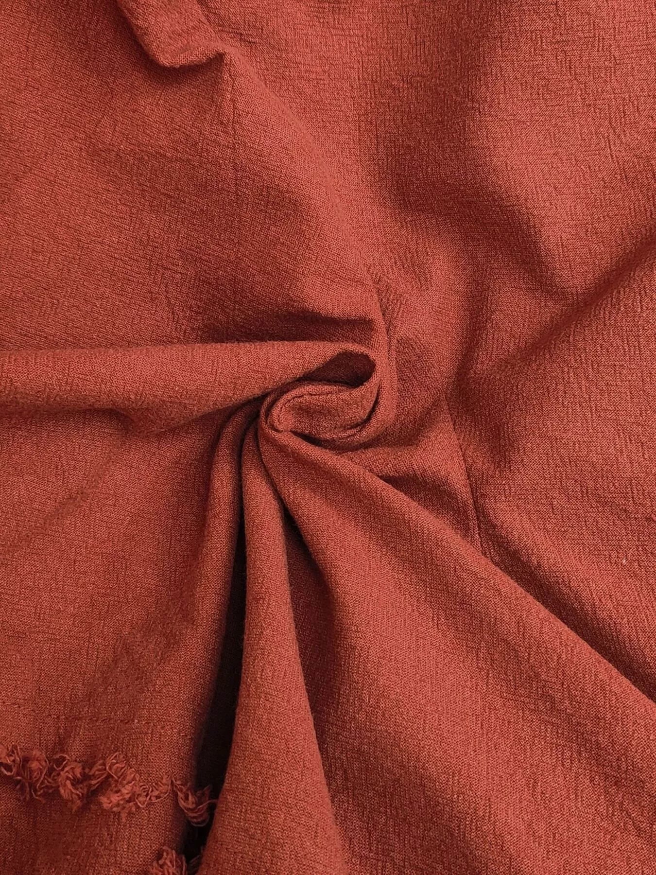 Sarah Express Women's Frayed Edge Harem Pants with Pockets