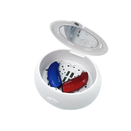 UV Hearing Aid Dryer Case - Electric USB Dehumidifier Box for Hearing Aids & Headphones
