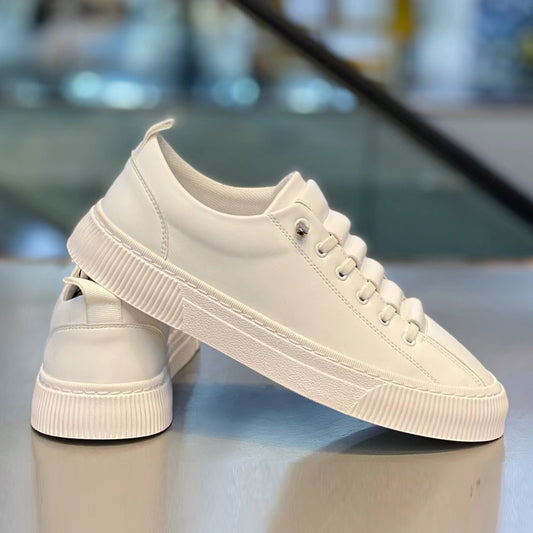 Sarah Express Men's Casual Slip-On Athletic Sneakers | Microfiber Leather, Rubber Sole