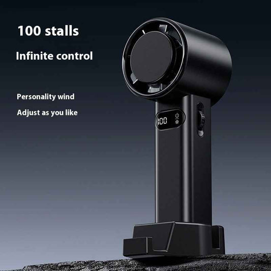 Sarah Express Portable Handheld Mini Fan - USB Rechargeable Cooling Fan with Brushless Motor