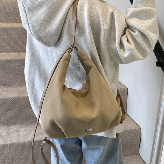 Sarah Express Women's PU Leather Tote Bag – Minimalist Commuter Shoulder Bag