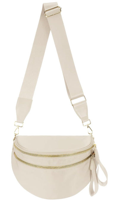 Sarah Express New Stylish Crossbody Shoulder Bag For Women Beige 27x22x14cm