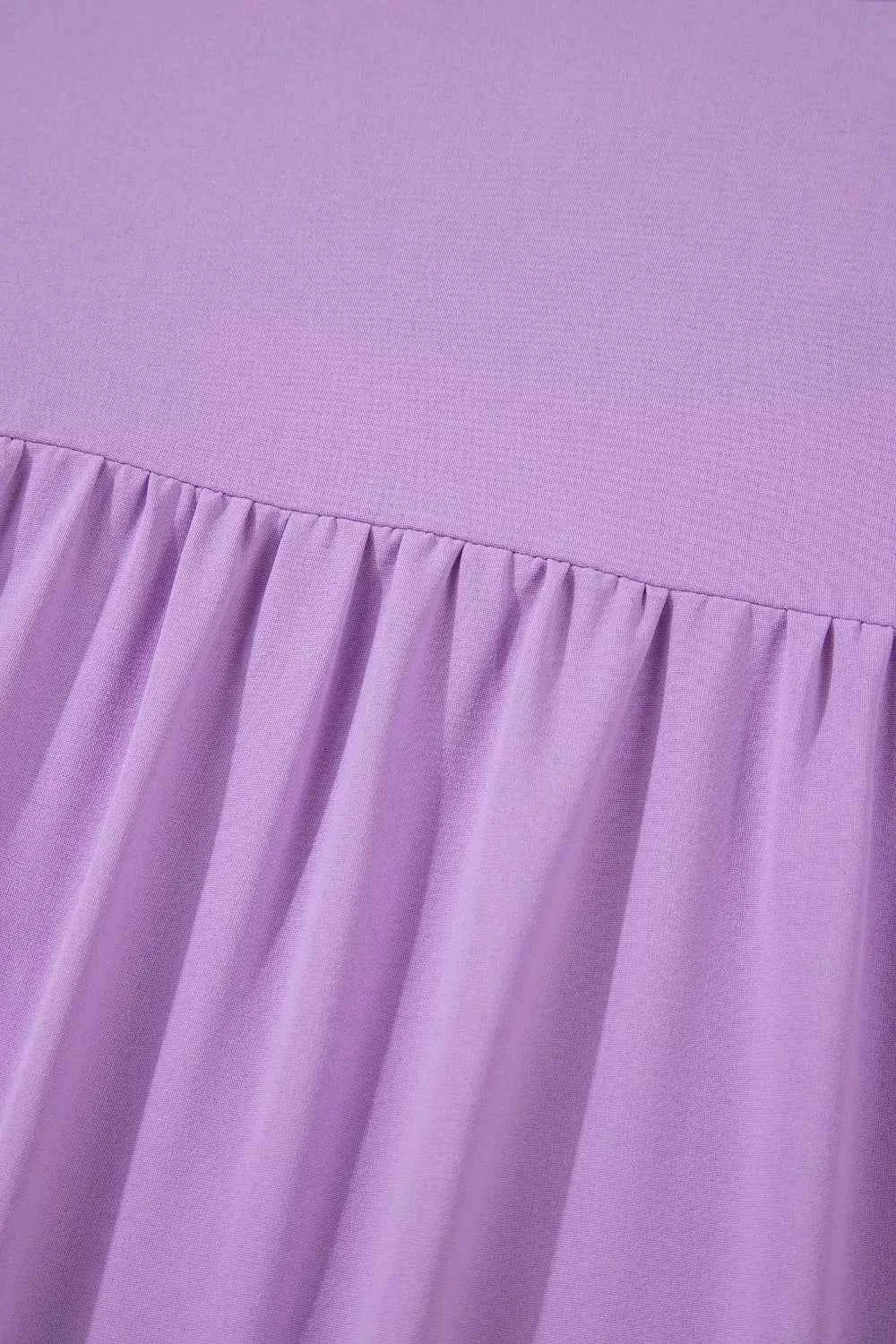 Sarah Express Women's V-Neck Puff Sleeve Blouse - Summer Fashion Top