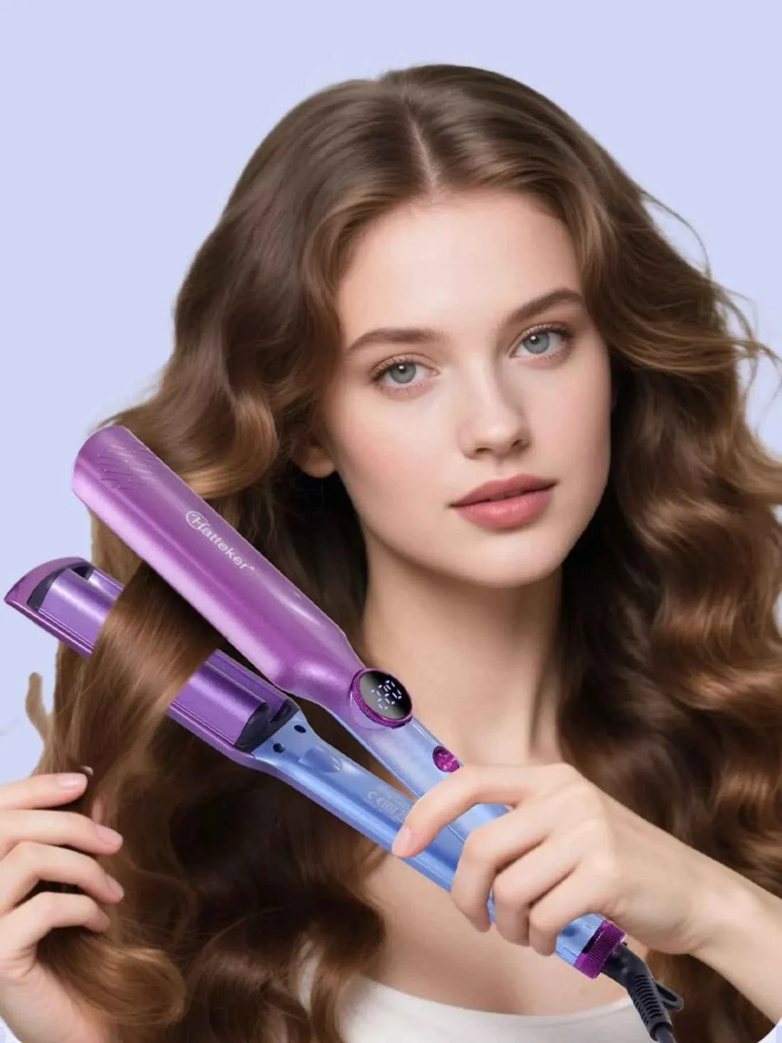 Professional Fast Heating Curling Iron for Salon-Quality Hair Styling