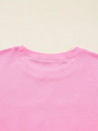 Sarah Express Women's USA Map Patched Long Sleeve Sweatshirt