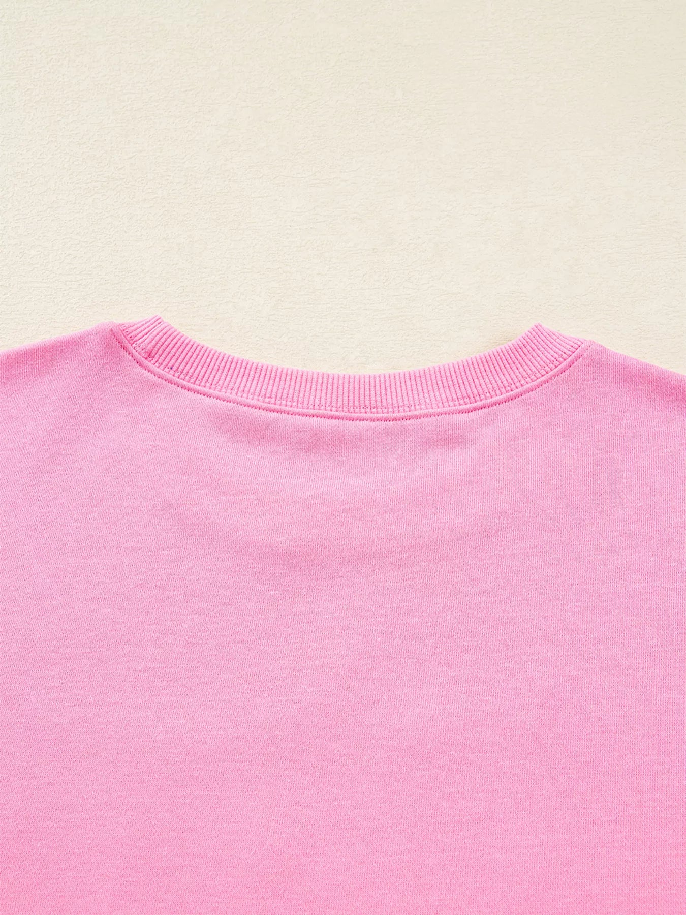 Sarah Express Women's USA Map Patched Long Sleeve Sweatshirt