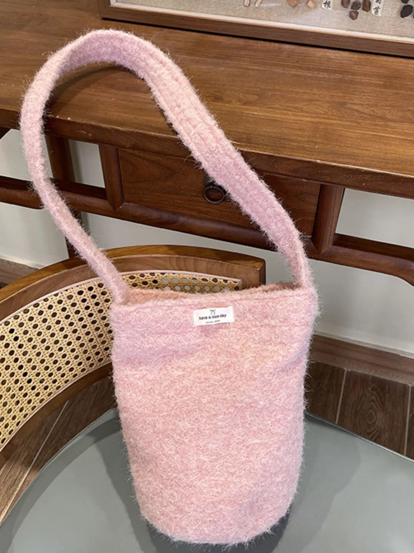 Sarah Express Women's Soft Knit Crossbody Bag