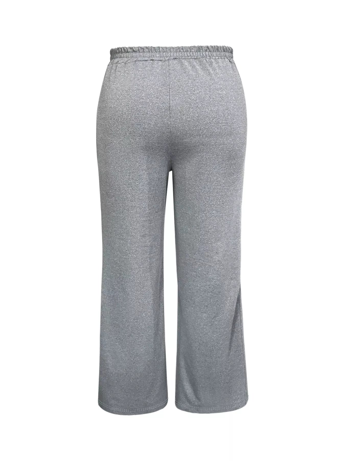 Sarah Express Women's Striped Contrast Wide Leg Pants