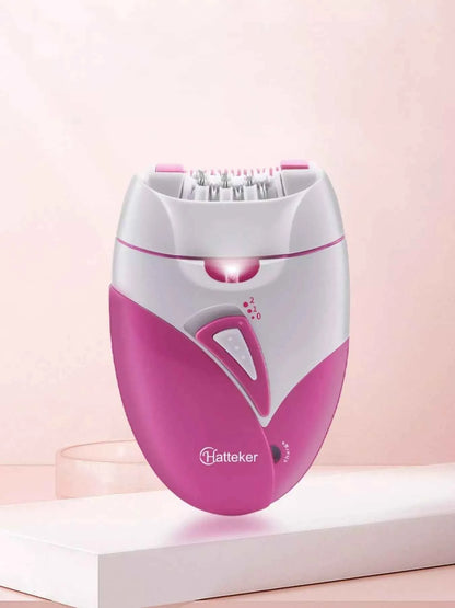 Sarah Express Women's Rechargeable Hair Removal Epilator with LED Light Rose One Size