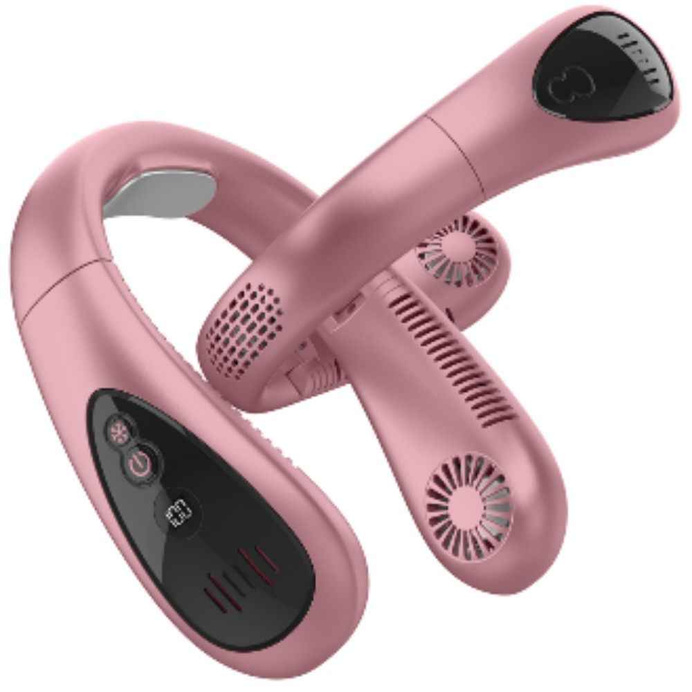 Sarah Express Portable USB Cooling Fan - Foldable Desktop Fan with 3 Speed Settings Pink