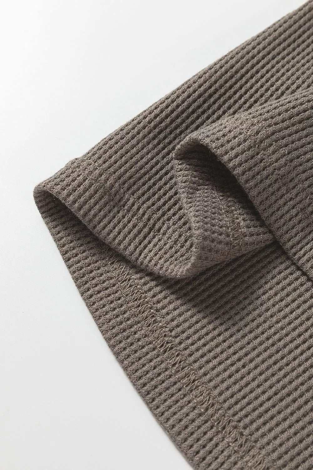 Sarah Express Women's Waffle Knit Shirt Tunic Dress