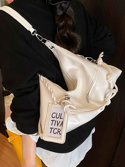 Sarah Express Women's PU Leather Shoulder Bag - Large Capacity Handbag