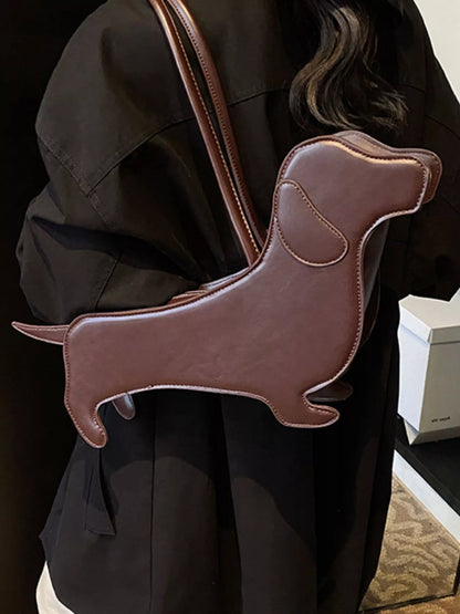Sarah Express Women's Dachshund Shaped Shoulder Bag