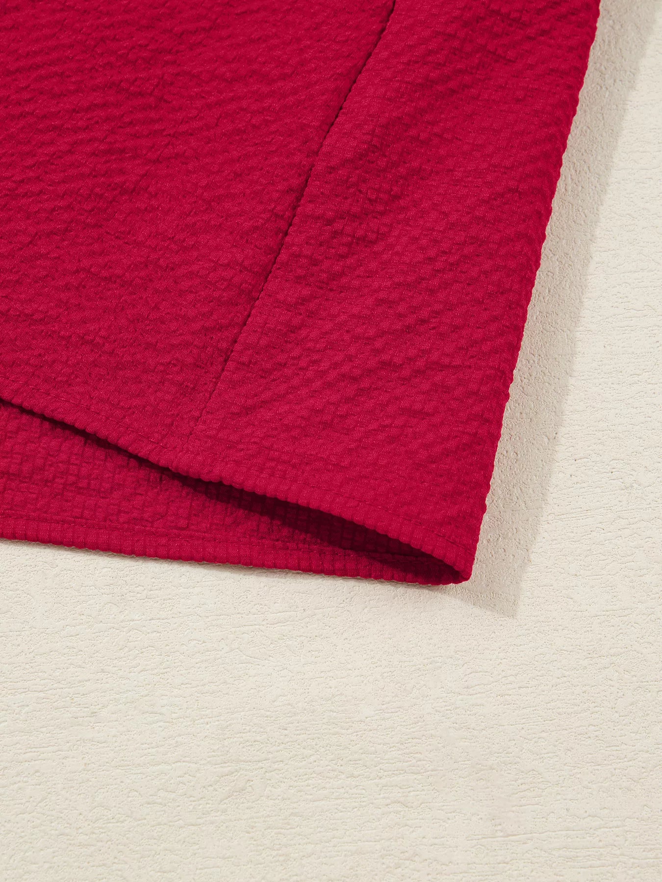 Sarah Express Women's Leopard Notched Long Sleeve Blouse