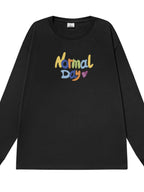 Sarah Express Women's Normal Day Long Sleeve T-Shirt - Basic Style Polyester Top