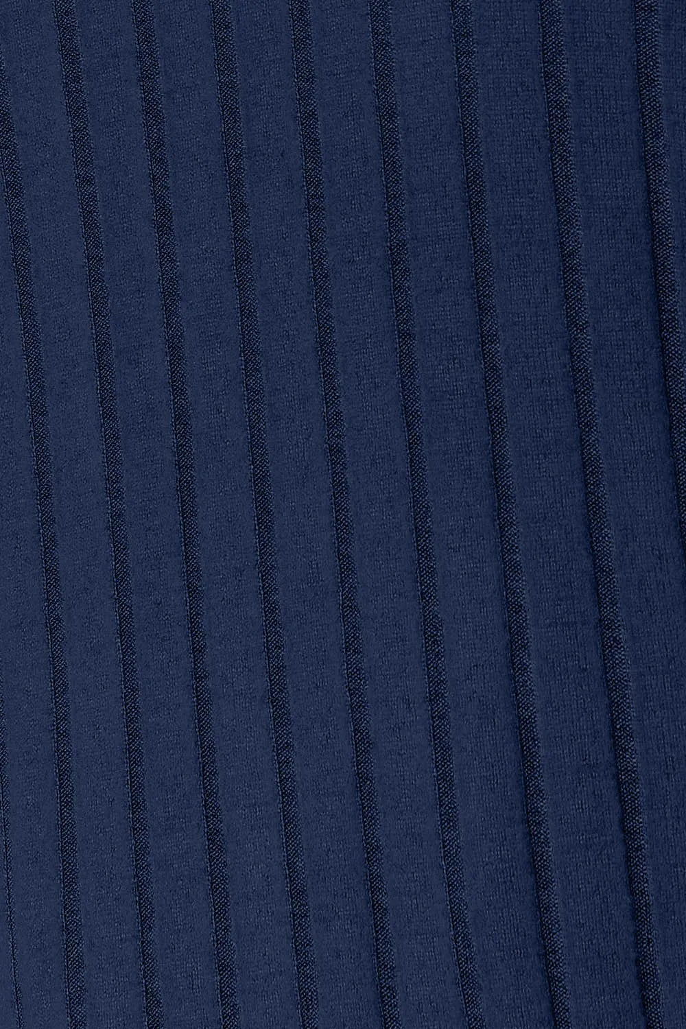 Sarah Express Women's Ribbed Round Neck Slit Knit Top