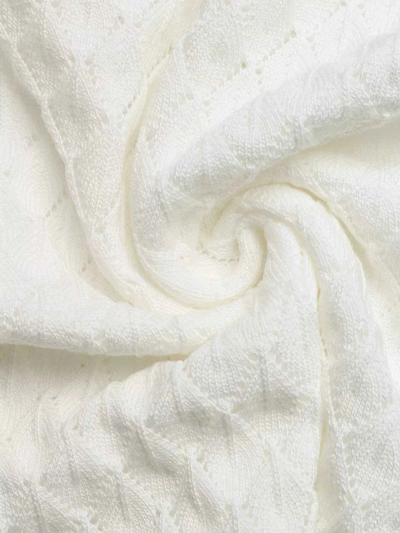 Textured Short Sleeve Knit Top