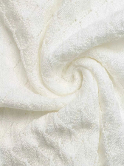 Textured Short Sleeve Knit Top