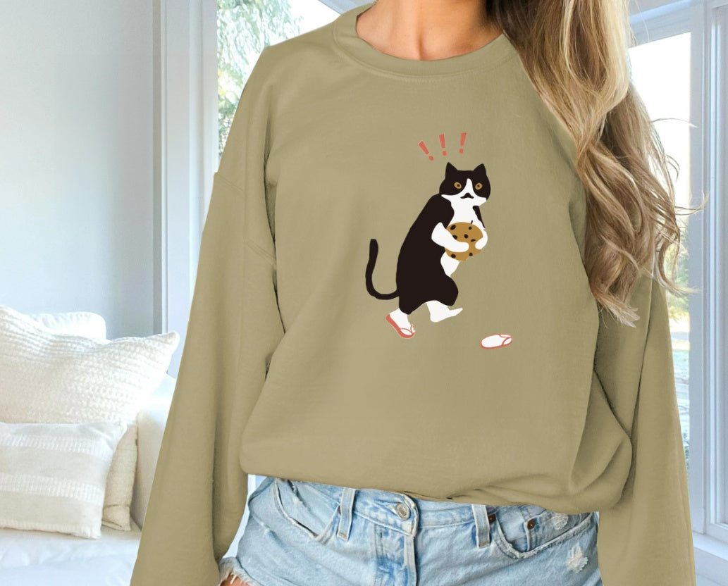 Sarah Express Women's Solid Color Graphic Print Hoodie Long Sleeve Casual Fall Winter Sweatshirt