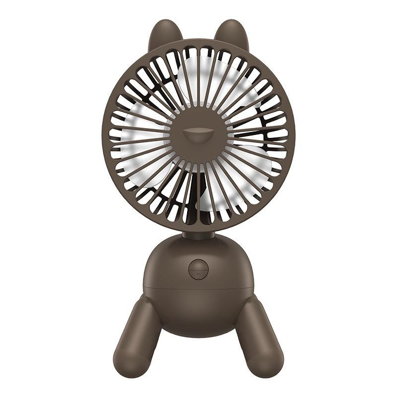 Portable USB Desktop Fan - Rechargeable Mini Cooling Fan with Adjustable Head