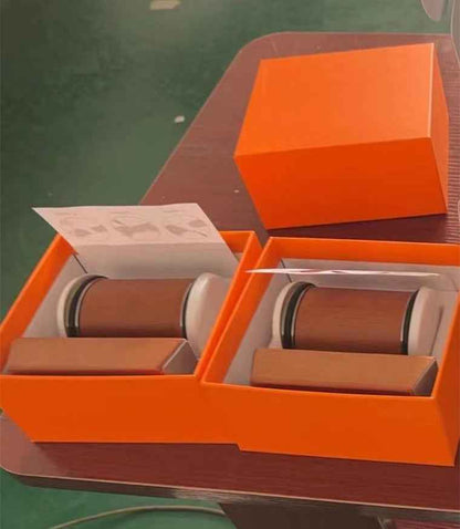 Sarah Express Premium Tungsten Steel Knife Sharpener - Professional Kitchen Tool Finished Wood Color Orange box