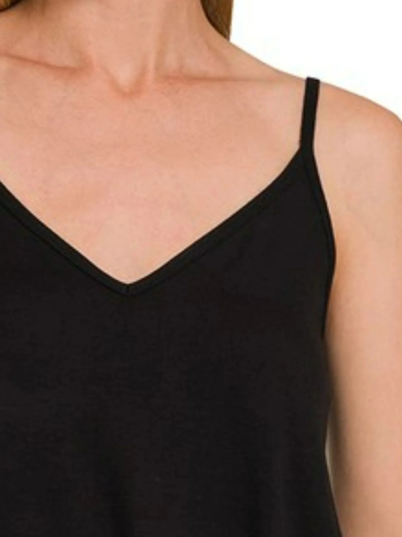 Sarah Express Women’s Reversible V-Neck and Scoop Neck Cami Top