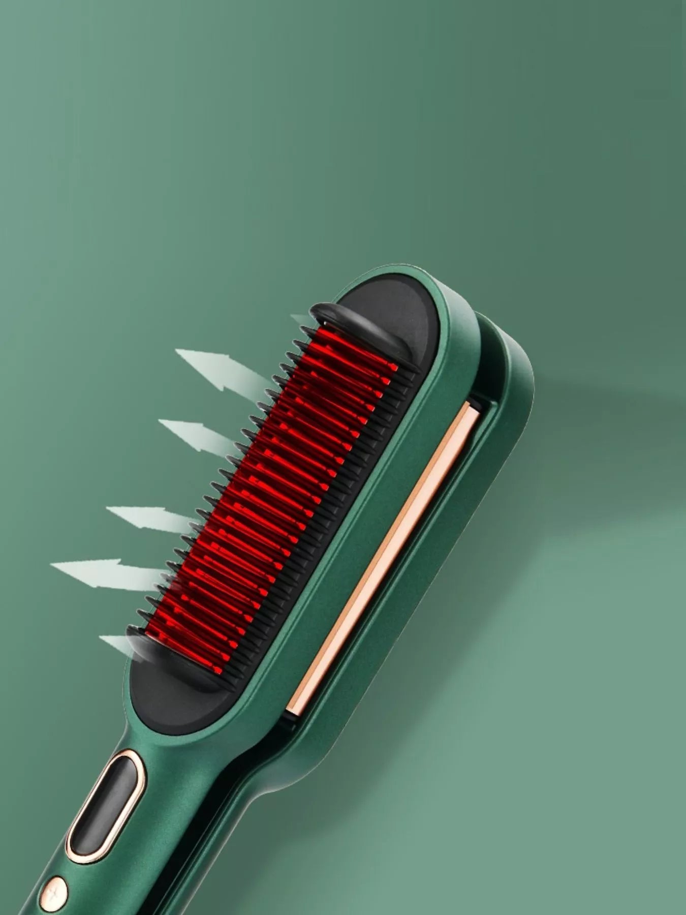 Sarah Express 2-in-1 Hair Straightening Curling Comb Portable