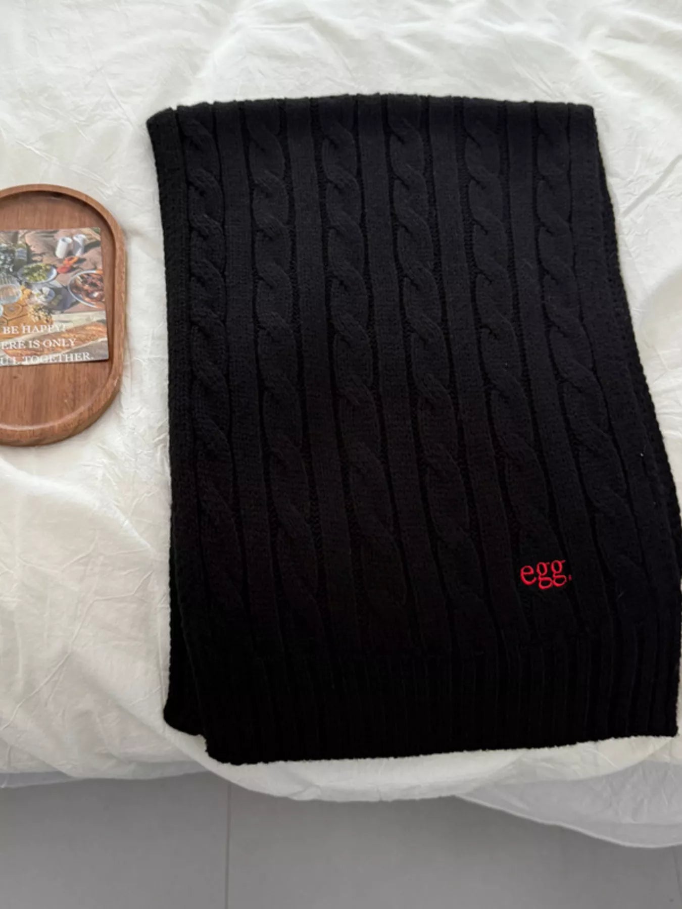 Sarah Express Women's Ribbed Knitted Winter Scarf