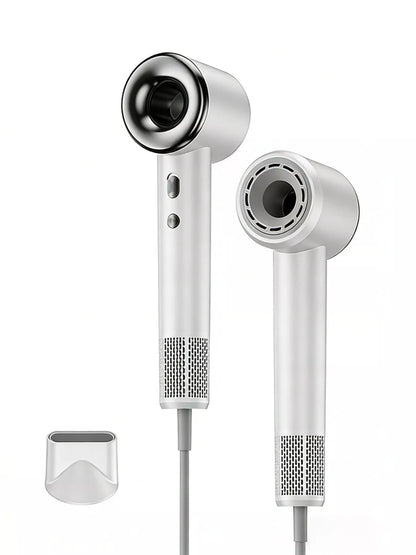 Sarah Express Professional Temperature Control Hair Dryer - Multi-Speed Constant Heat Household Blow Dryer White