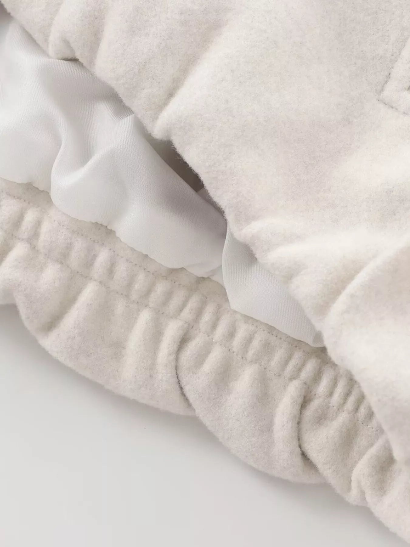 Sarah Express Women's Plus Size Casual Fleece Zip-Up Bomber Jacket