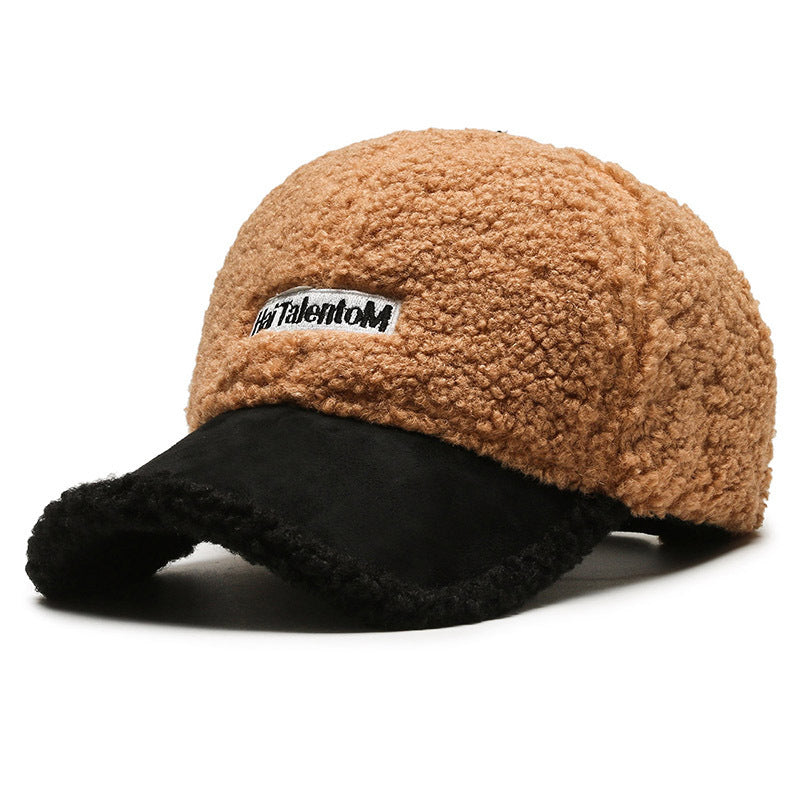 Sarah Express Women's Plush Peaked Cap Baseball Hat Adjustable Winter Warm